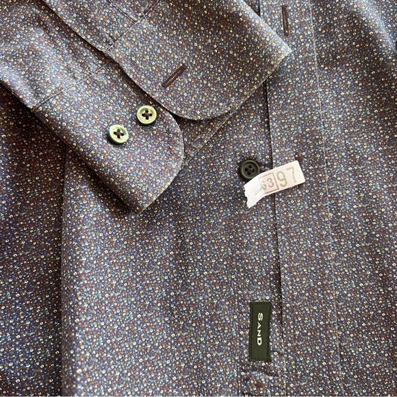 SAND Copenhagen • Floral Button Down • Size 16.5 42 - Picture 8 of 9